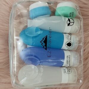 Brand New EZ-Traveler Cosmetic Toiletries Travel Set-7PC.